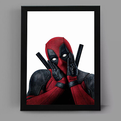 تابلو گیمینگ طرح deadpool کد 8