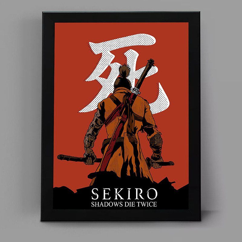 تابلو گیمینگ طرح sekiro کد 2