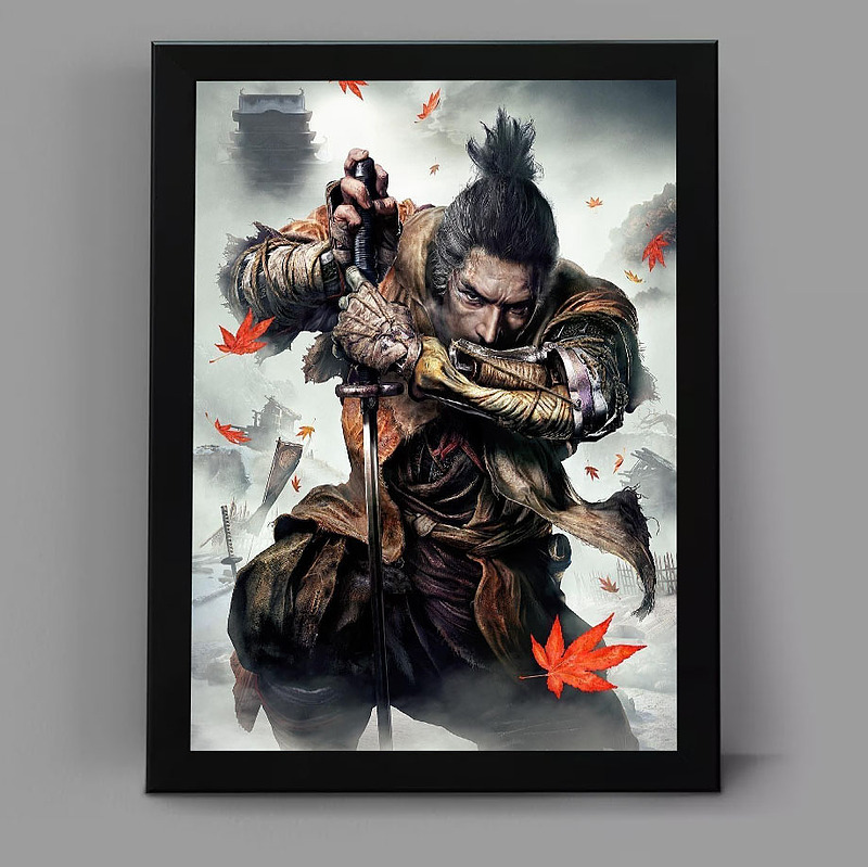 تابلو گیمینگ طرح sekiro کد 4