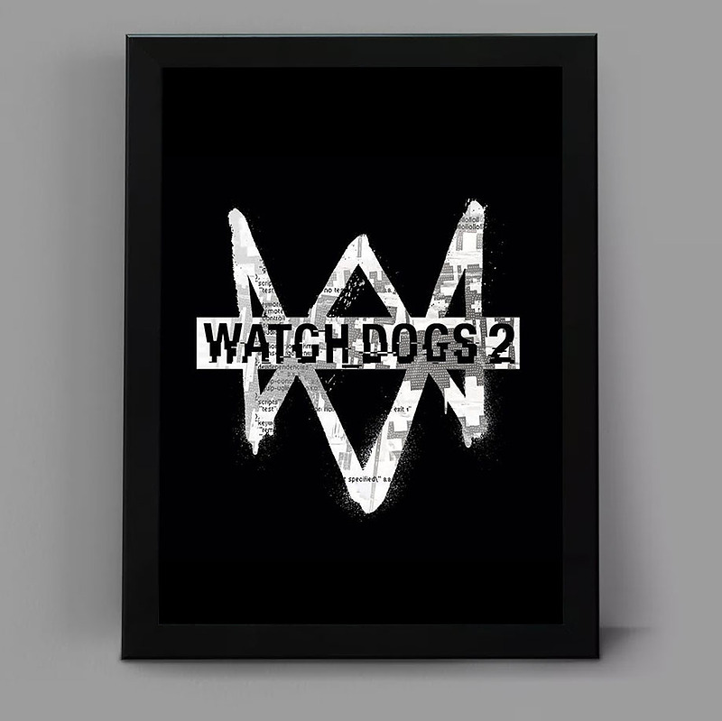 تابلو گیمینگ طرح watch dogs کد 5