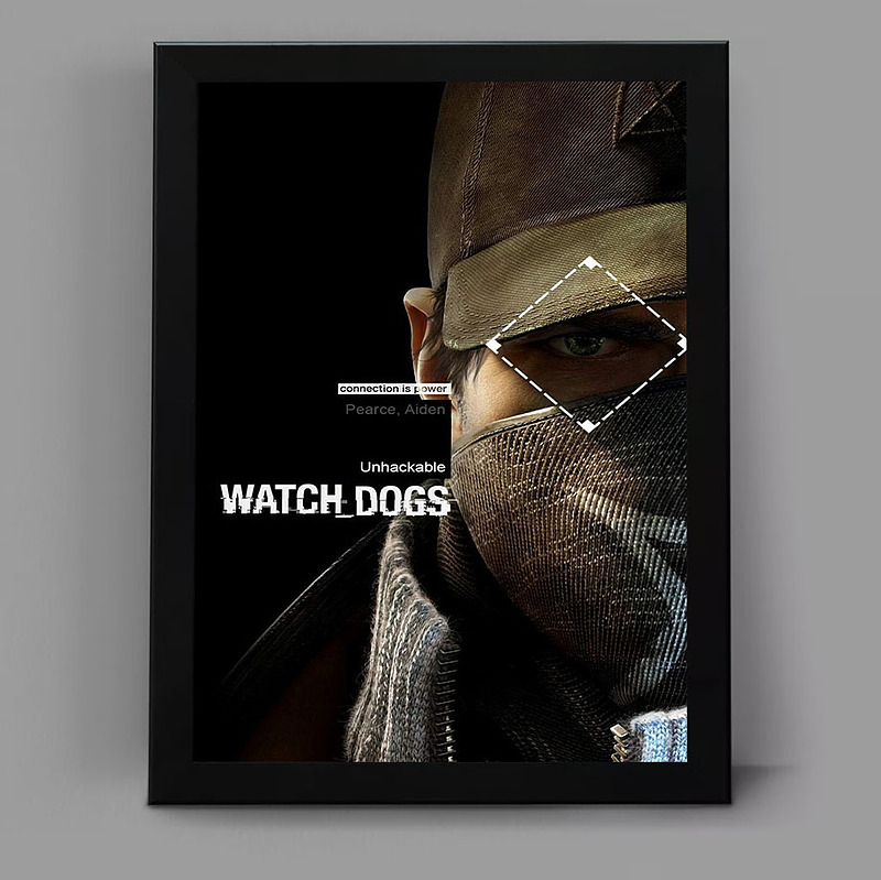 تابلو گیمینگ طرح watch dogs کد 3