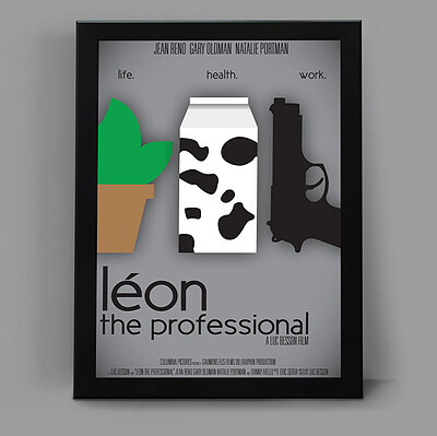 تابلو طرح سریال leon the professional کد 5