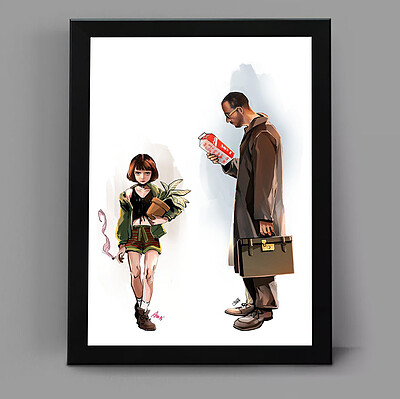 تابلو طرح سریال leon the professional کد 6