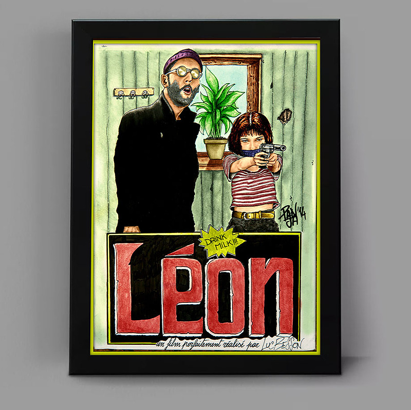 تابلو طرح سریال leon the professional کد 1