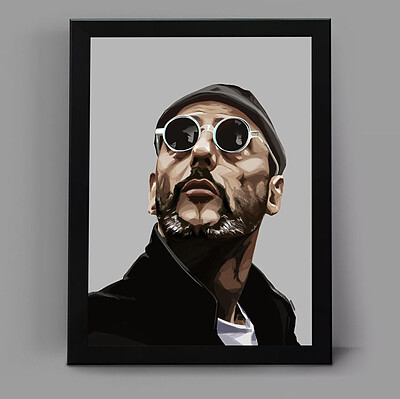 تابلو طرح سریال leon the professional کد 3