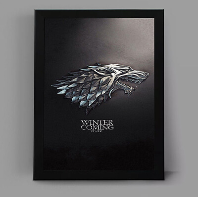 تابلو طرح سریال game of thrones کد 1