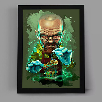 تابلو طرح سریال breaking bad  کد 4