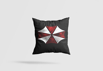 کوسن گیمینگ طرح resident evil umbrella