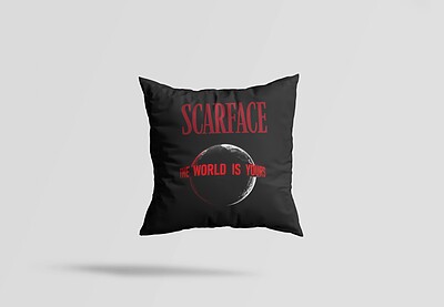 کوسن طرح اسکارفیس scarface world is yours