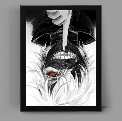 تابلو انیمه ای طرح توکیو غول tokyo ghoul