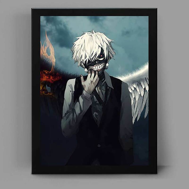 تابلو انیمه ای طرح توکیو غول tokyo ghoul