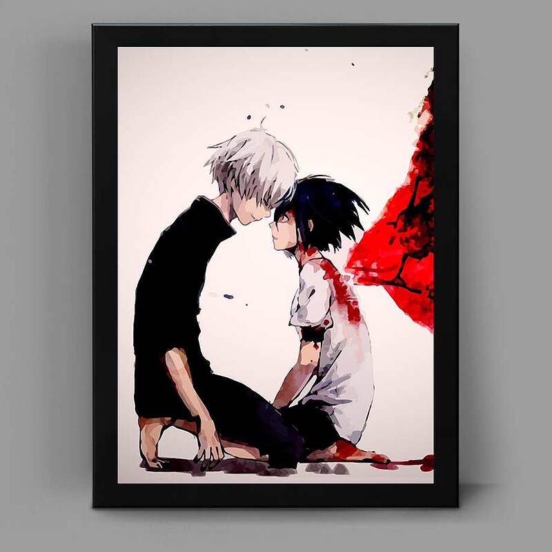 تابلو انیمه ای طرح توکیو غول tokyo ghoul