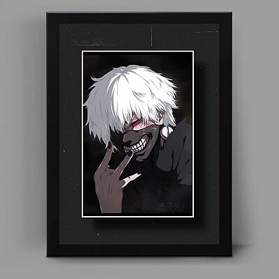 تابلو انیمه ای طرح توکیو غول tokyo ghoul