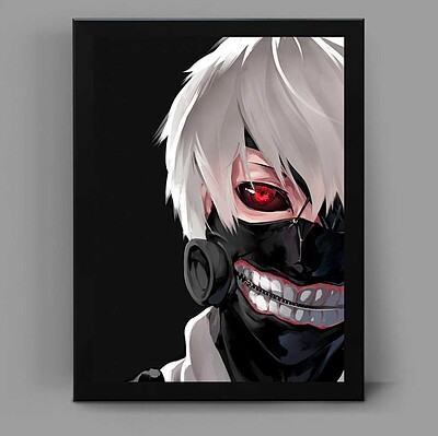 تابلو انیمه ای طرح توکیو غول tokyo ghoul