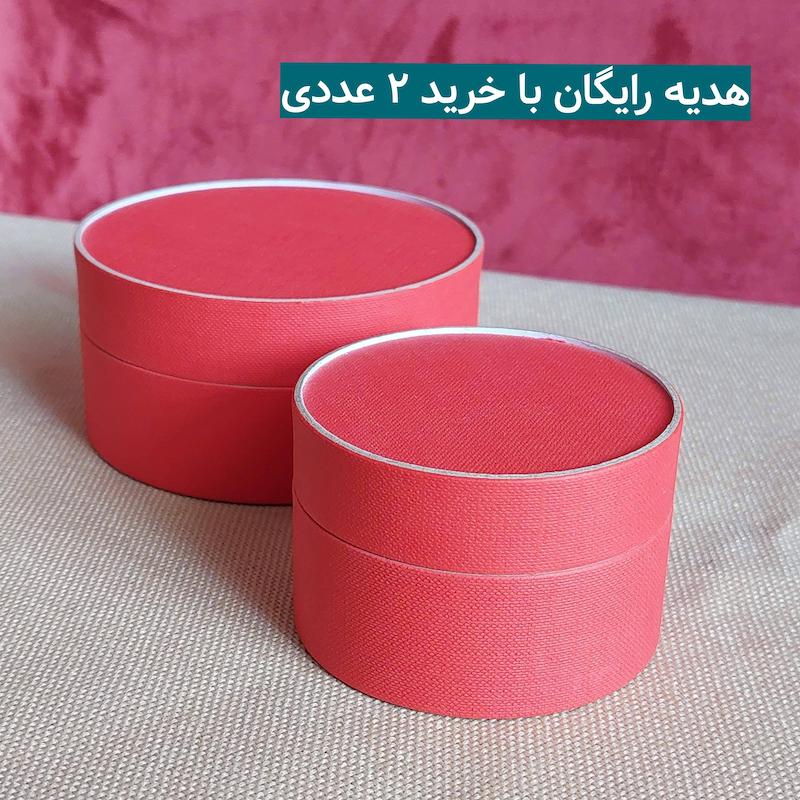 جعبه هدیه قرمز رنگ کوبه استودیو koobestudio gift box