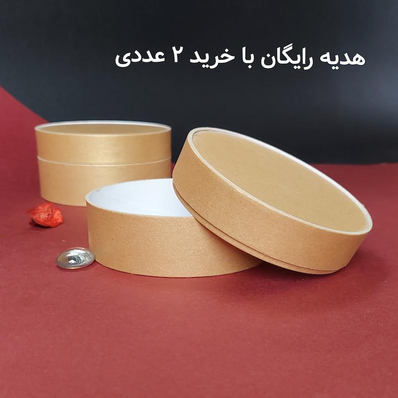 جعبه هدیه به رنگ بژ کوبه استودیو koobestudio gift box