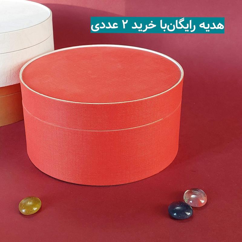 جعبه هدیه قرمز رنگ کوبه استودیو koobestudio gift box