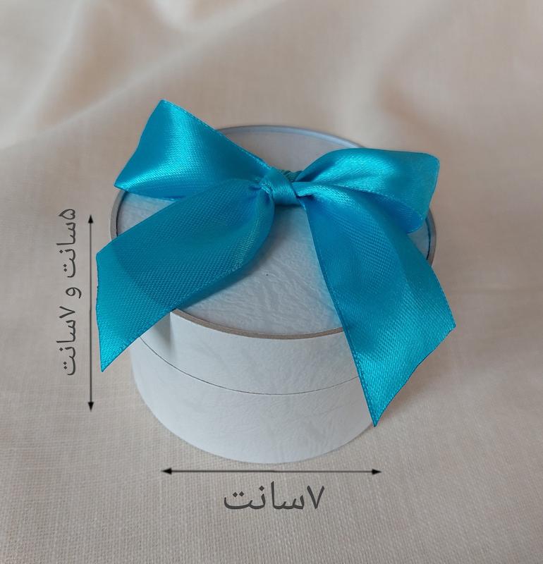 جعبه هدیه کوبه استودیو با پاپیون آبی  koobestudio gift box