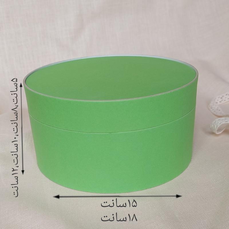 جعبه هدیه سبز روشن کوبه استودیو koobestudio gift box