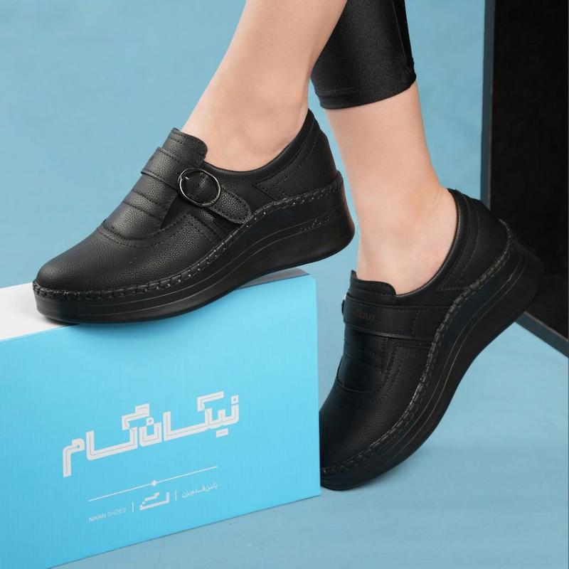 کفش طبی زنانه مخصوص خارپاشنه مدل گلچهره نیکان گام 