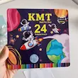 مداد رنگی ۲۴ رنگ جعبه فلزی kmt
