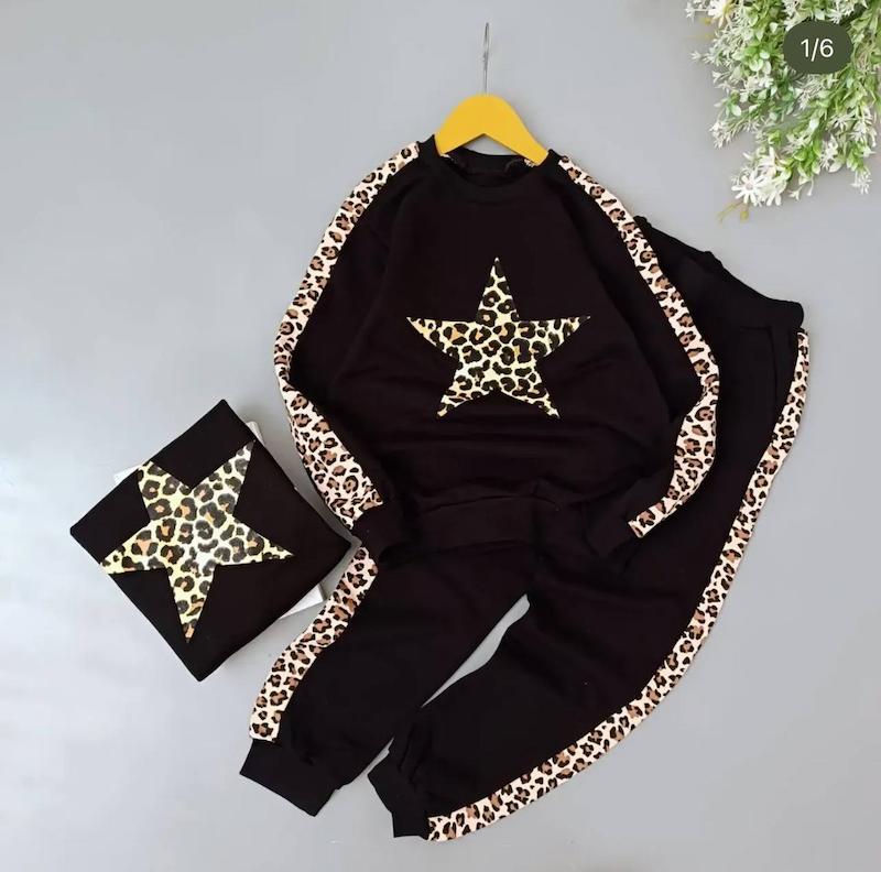 دورس و شلوار ستاره ای پلنگی😍⭐️