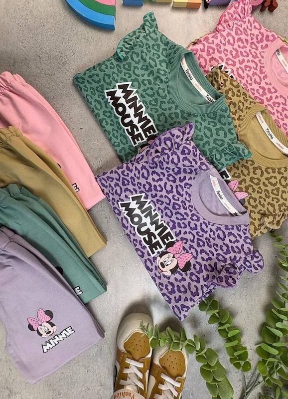 بلوز شلوار طرح میکی موس 