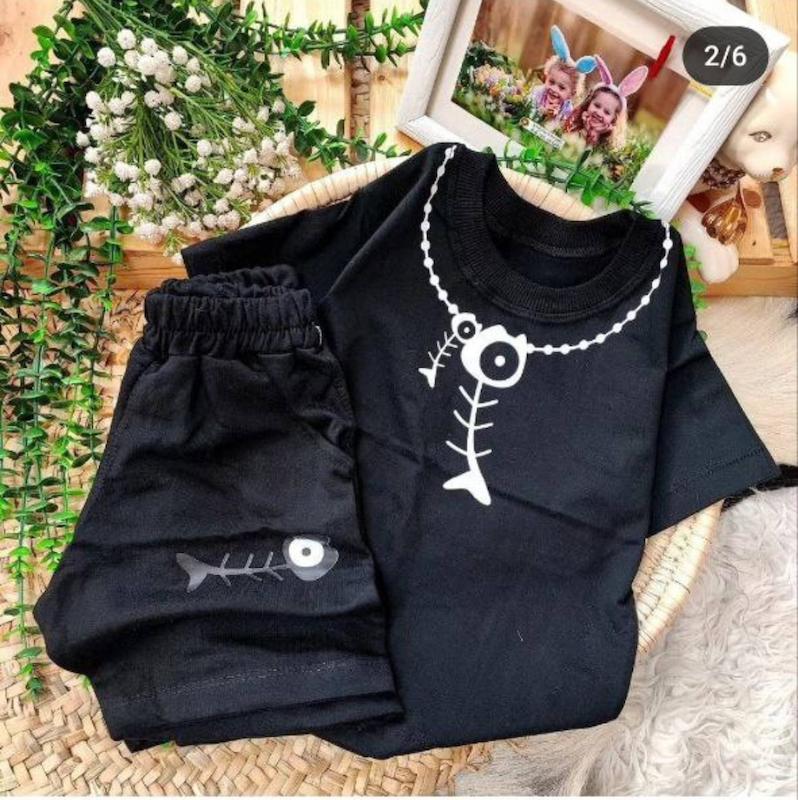 تیشرت شلوارک ماهی 