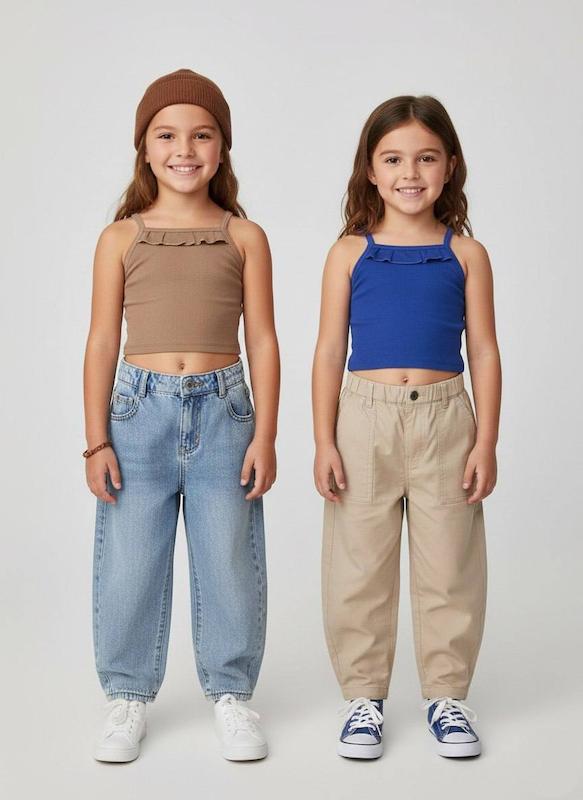 کراپ کبریتی دخترانه