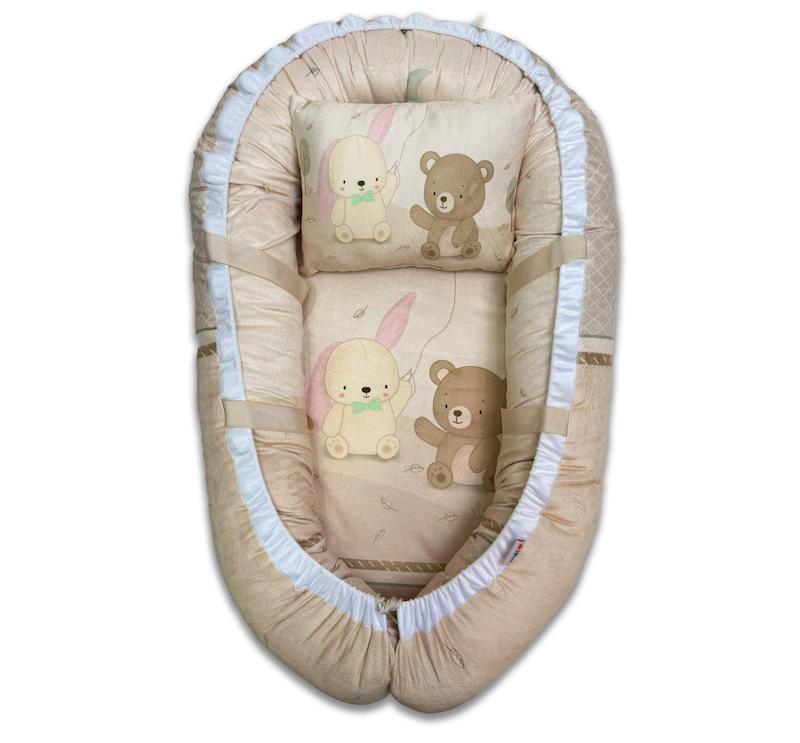 تشک لبه دار مخمل BUNNY کرم کيکو