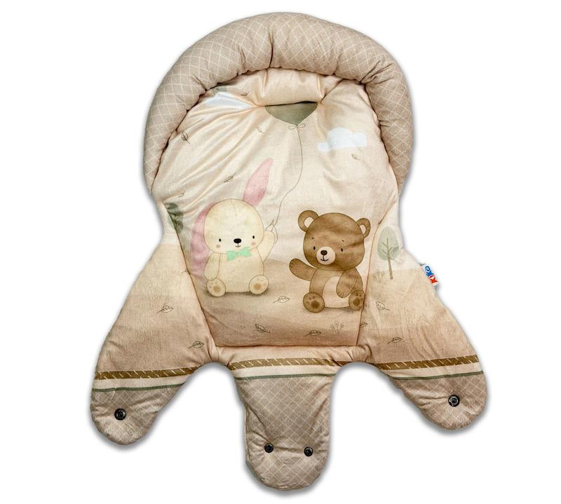 تشک لبه دار مخمل BUNNY کرم کيکو