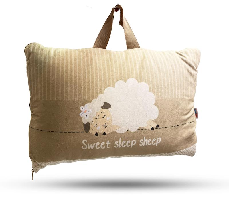 سرويس خواب سفري مخمل sweet sheep کرم کيکو