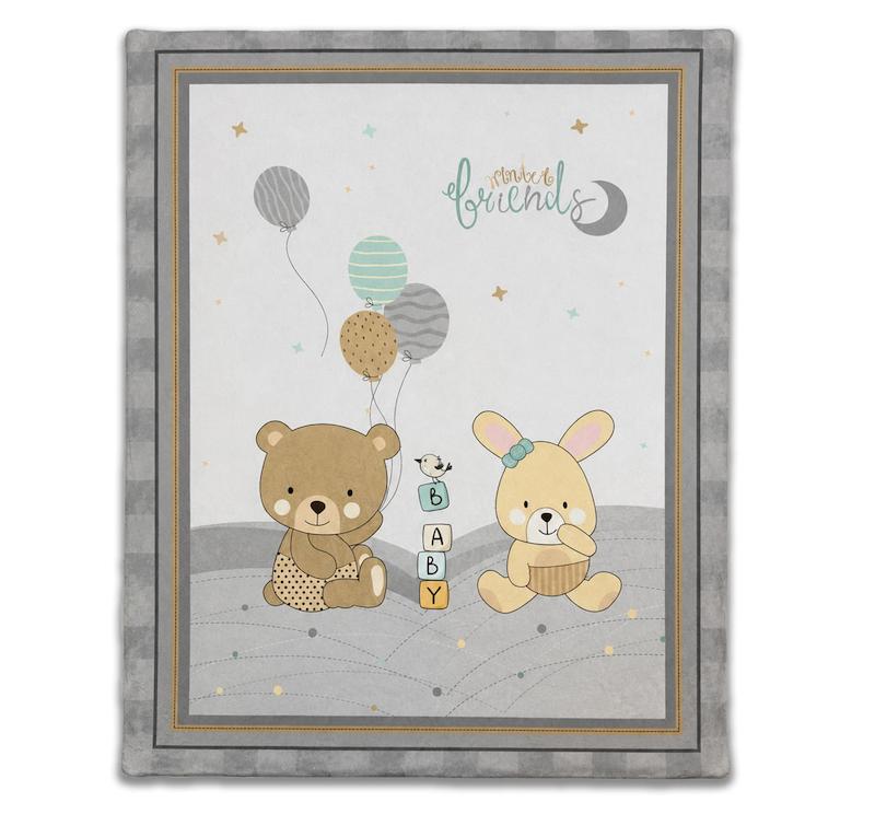 سرويس خواب سفري مخمل friends طوسي کيکو