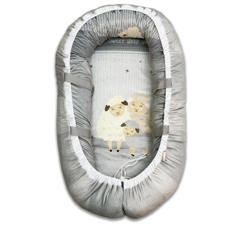 تشک لبه دار مخمل sweet sheepطوسي کيکو