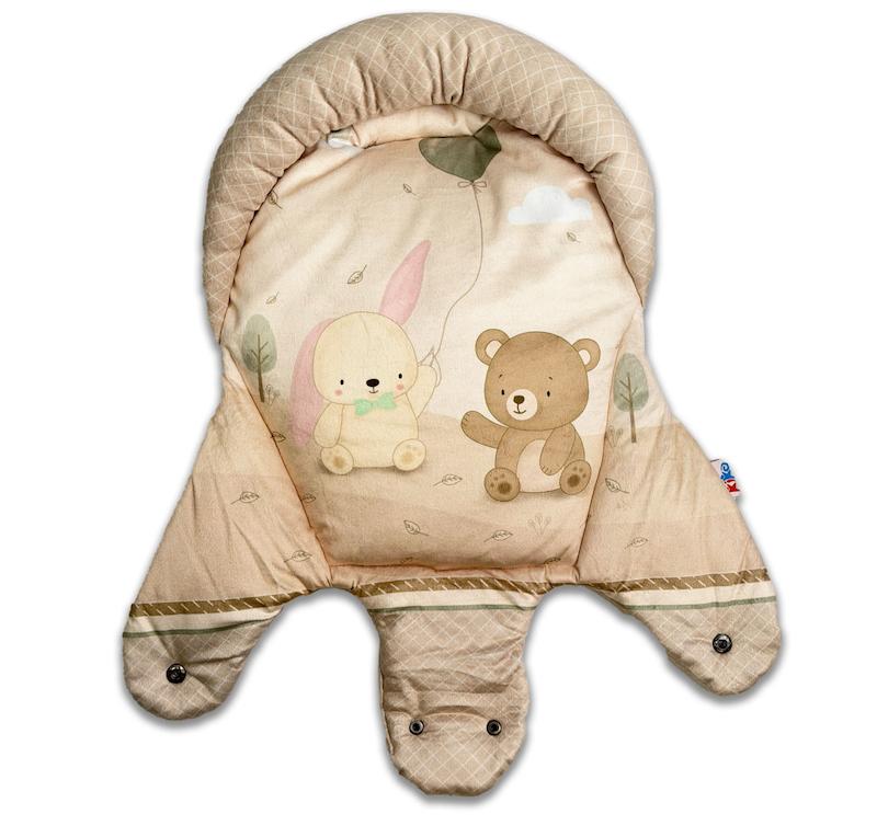 تشک شيردهي مخمل BUNNY کرم کيکو