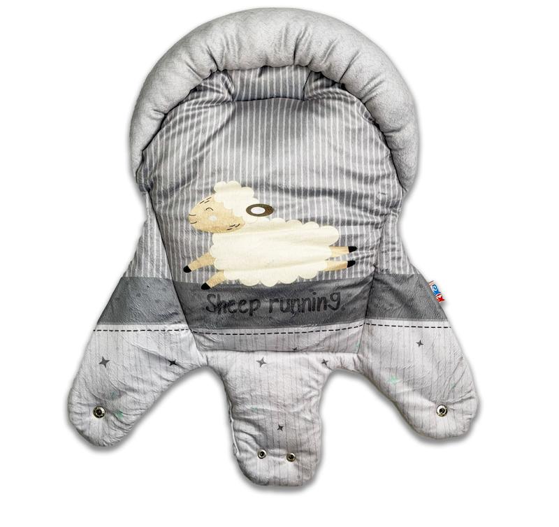 تشک شيردهي مخمل sweet sheep طوسي کيکو
