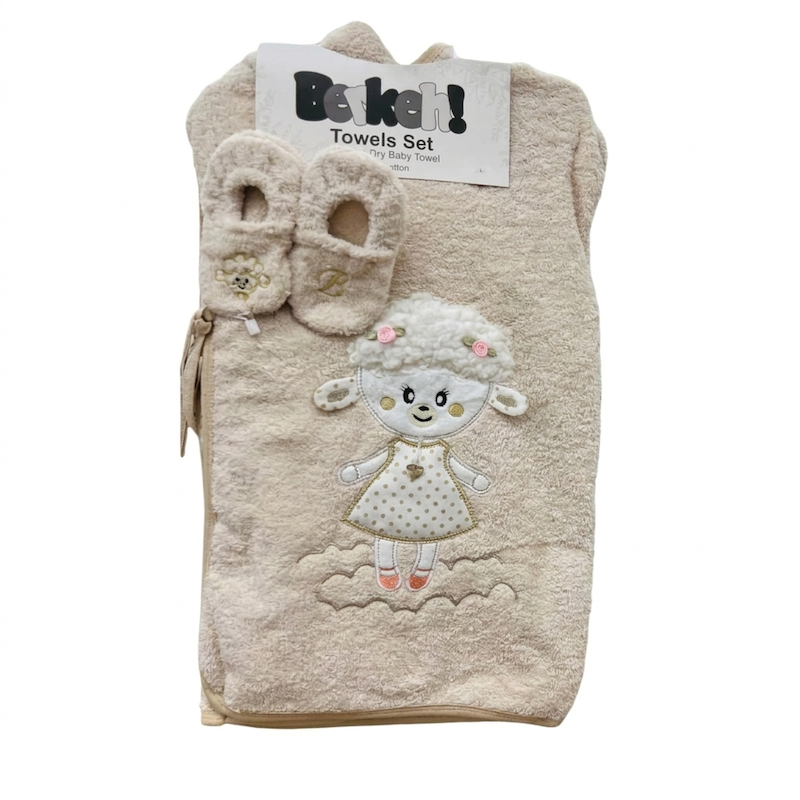 سرویس حوله نوزاد تن پوش دار نوزادی برکه | ببعی