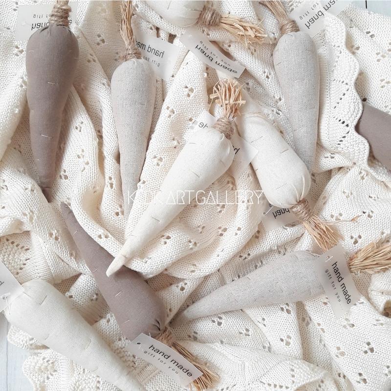 هویج پارچه ای رنگ خاکی