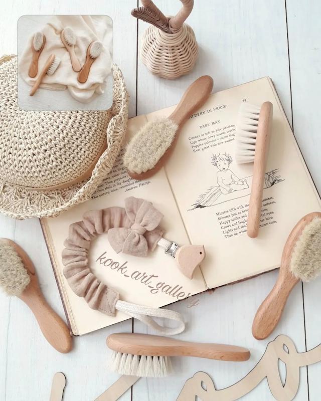 برس چوبی نوزاد