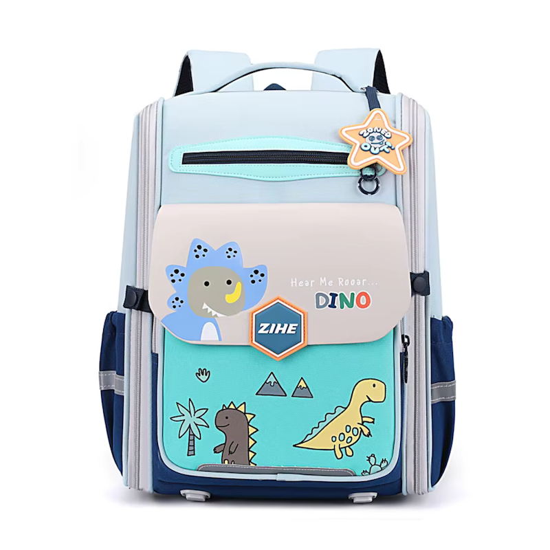 کوله پشتی مدرسه صندوقی از برند ZIHE - ضدآب و بادوام - مناسب برای کلاس اول تا ششم - طرح کارتونی، ارگونومیک و ضدسرقت و کاملا طبی - کد 15-151