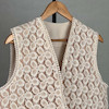 وست زنانه مدل کتان دانتل گلدار کد AK1539