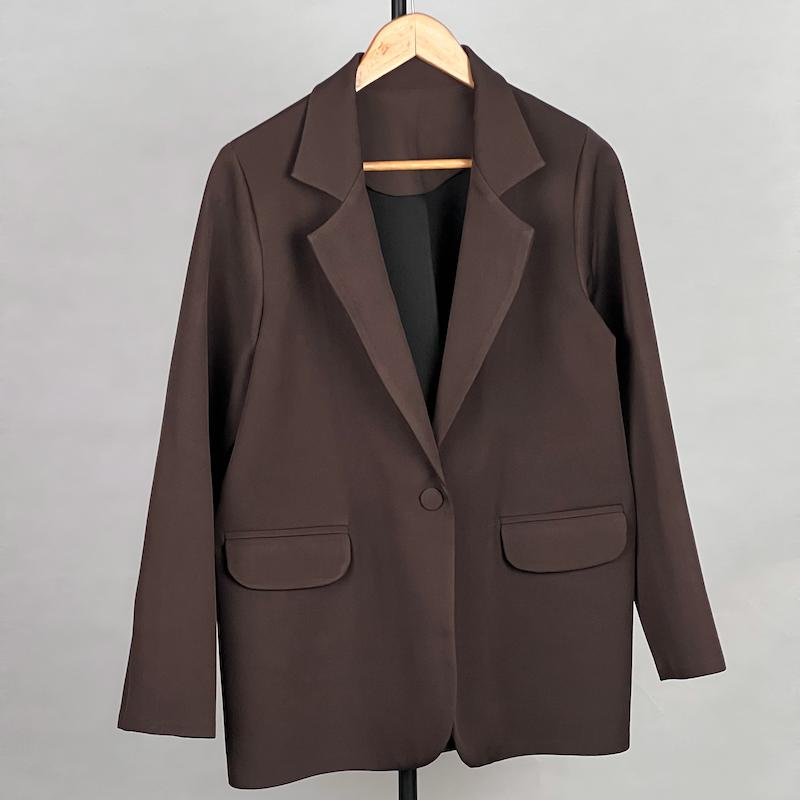 کت زنانه مدل کلاسیک کرپ مازراتی کد AK1466