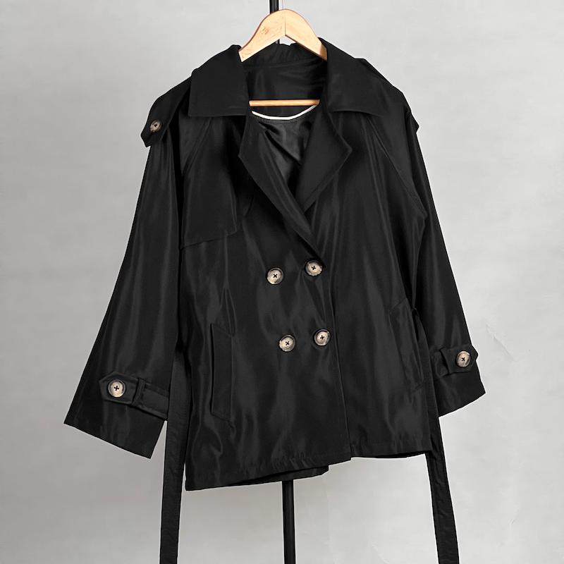 بارانی زنانه مدل ترنچ سانتانا کد AK1475