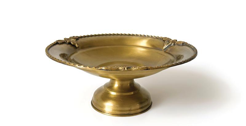 ظرف پایه دار نیم گود ترنج