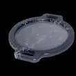 سینی پذیرایی چوبی، طرح ماربل شیت مشکی  کف سازی شده با رزین اپوکسی، کرج لند