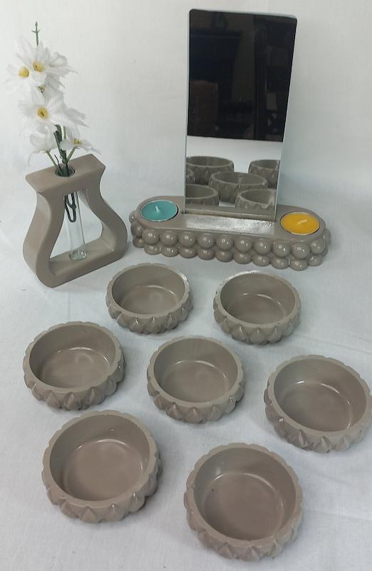 هفت سین جدید رنگ خاکی ارتشی نوروز 1405| تولیدی کرج لند