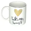 خرید ماگ سرامیکی طرح Take my heart