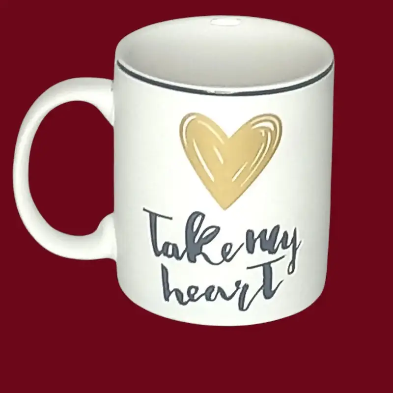 خرید ماگ سرامیکی طرح Take my heart