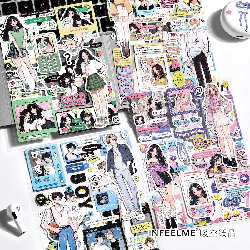 پک استیکر ۲ ورقی هولوگرامی