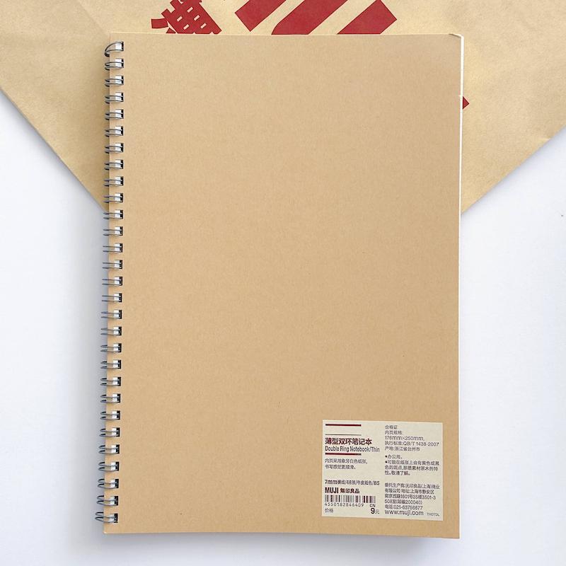 دفتر سیمی سایز مختلف MUJI